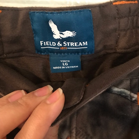 Field and Stream Camo Youth Large Cargo Pants/Hunting Pants - Picture 5 of 6